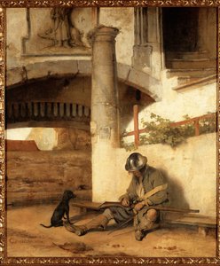 The Sleeping Sentinel by Carel Fabritius