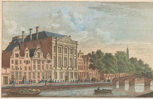 Building of Felix Meritis in Amsterdam, ca. 1790