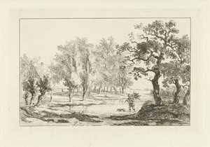 River Landscape with a Wood Gatherer
