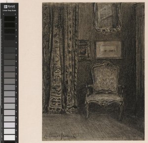 Interior of a Room in Rue du Trône 190, Brussels by Carel Nicolaas Storm van 