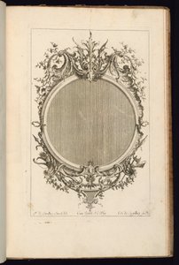 Frame with Two Scrolls of Leaves, Third Book of Frames