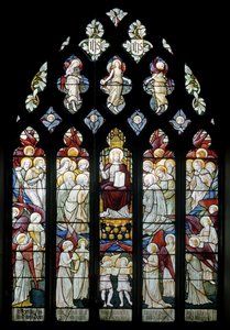 Christ In Glory Worshipped By Angels