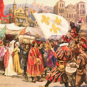 Fair in Lyon in Southeast France by Carl Arriens