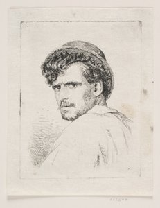 Head of an Italian by Carl Bloch