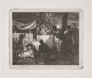 The Adoration of the Shepherds by Carl Bloch