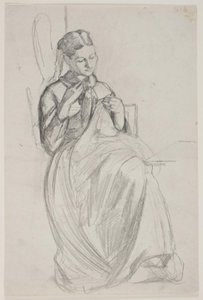 Sewing Girl (The Artist