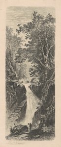 Waterfall, Cumberland Mountains by Carl C. Brenner