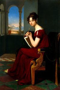 Young Lady with Drawing Utensils