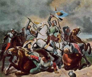 Albrecht Achilles in Battle with the Nurembergers