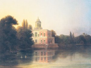 View onto the Marmorpalais near Potsdam