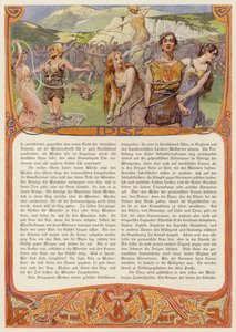 Idis, Germanic goddess by Carl Emil Doepler