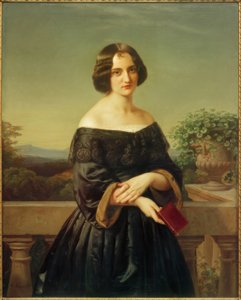 Marie Wiegmann / Painting by Carl Ferdinand Sohn