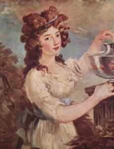 Portrait of a Young Lady with a Goldfish