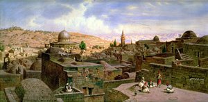 A View of Jerusalem, with the Dome of the Holy Rock, 1864