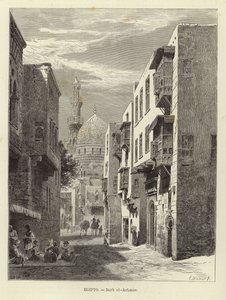 Egypt - Darb al-Ahmar in Cairo by Carl Friedrich Heinrich Werner