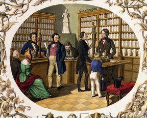 Interior of Austrian Pharmacy