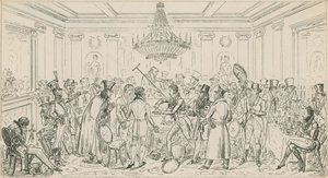 The interior of modern hell; vide the cogged dice by Carl Georg Adolph Hasenpflug