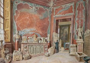 The Marble Cabinet with the Antiques by Carl Goebel d. J.