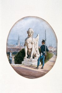 An Infantryman as a Sentry in Front of the Upper Belvedere by Carl Goebel d. J.