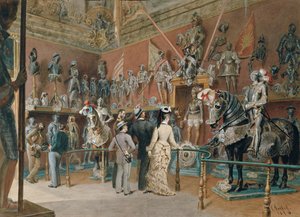 The Armory I of the Ambras Collection by Carl Goebel der Jüngere