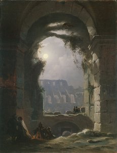 The Colosseum In the Night, Early 1830s by Carl Gustav Carus