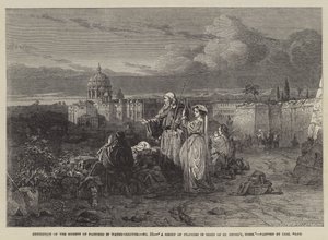 A Group of Pilgrims in Sight of St Peter