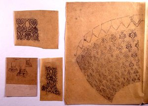 Architectural Details, from Sixteen Sketches on Tracing Paper by Carl Haag