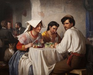 In a Roman Osteria, 1866