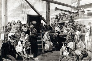 Steerage Passengers Emigrating to the United States of America from Germany, 1899