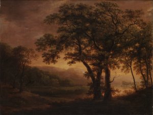 Romantic Lake Landscape