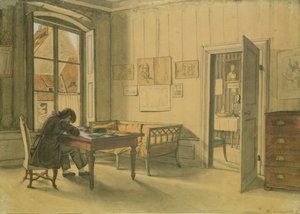 Erwin Speckter in his Munich Home by Carl Julius Milde