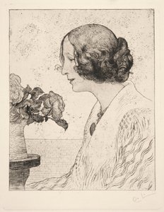 Anna Stina Alkman, née Rydell by Carl Larsson