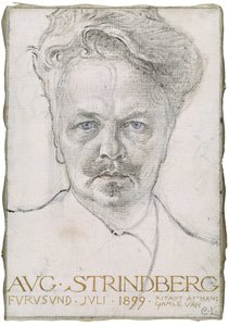 August Strindberg, 1899 by Carl Larsson