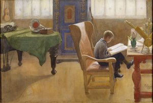 Esbjörn at the Study Corner by Carl Larsson