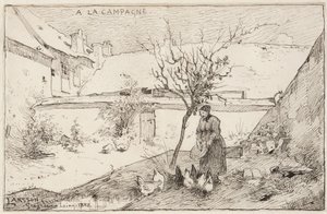 French Farmhouse by Carl Larsson