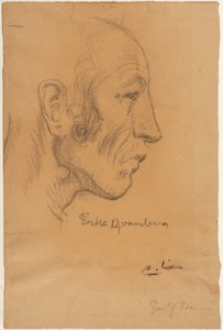 Profile of a Man Facing Right