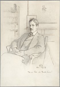 Portrait of Thorsten Laurin by Carl Larsson