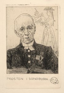 The Pastor (Petterson) in Sundborn by Carl Larsson