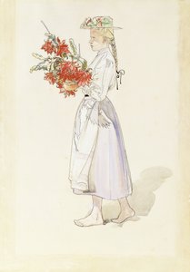 Study for Ute blaser sommarvind (Outdoors Blow the Summer Winds)