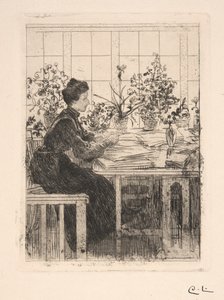 Wendela (Mrs. Pfannenstill) at the Window