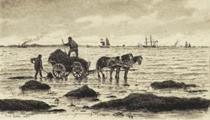 Farmers Driving Seaweed by Carl Locher