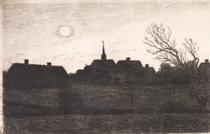 Hornbæk Church, Summer Evening