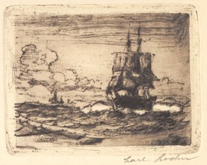 In the North Sea by Carl Locher