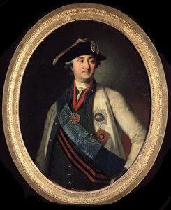 Portrait of the Commander-in-Chief of the Fleet Count Alexey Grigoryevich Orlov of Chesma by Carl Ludwig Christinek