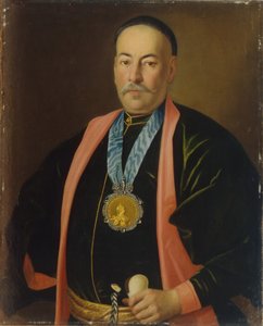Portrait of Stepan Danilovich Yefremov, Ataman of the Don Cossack Host by Carl Ludwig Johann Christineck