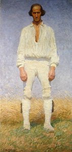 A Hessen Harvest Worker by Carl Ludwig Noah Bantzer