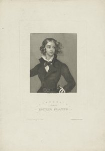 Portrait of Emilia Plater 1806-1831, ca 1834