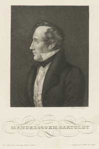 Portrait of Felix Mendelssohn Bartholdy, c. 1840
