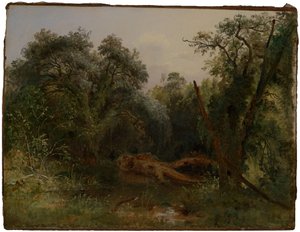 In the Park of Ariccia by Carl Morgenstern