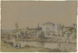 Metzler House in Bonames near Frankfurt by Carl Morgenstern